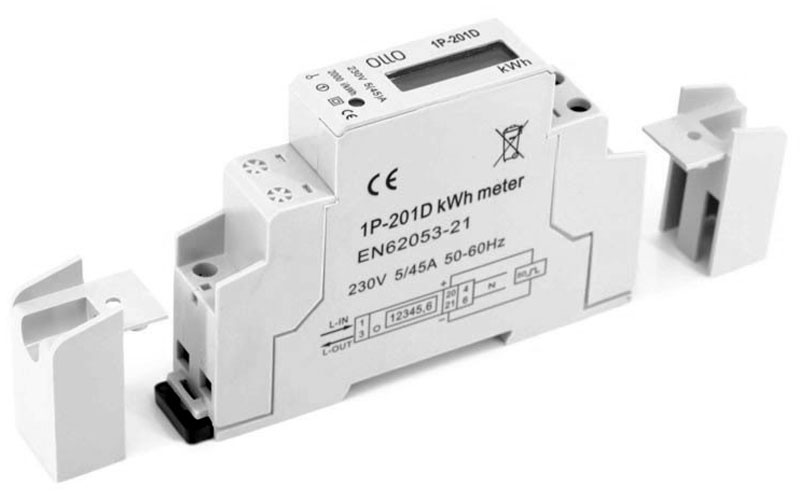 One-phase digital meter photo
