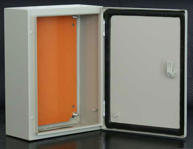 IP66 metal enclosure - opened